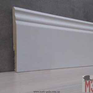 Плинтус МДФбелый  Laccato bianco 118X16 028MC118X16/2P2