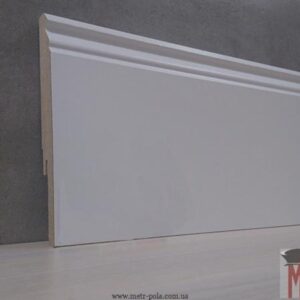 Плінтус МДФ білий Laccato bianco 130X16 028MC130X16 / 2P5