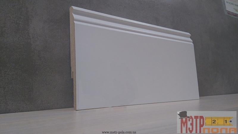 Плинтус МДФ белый Laccato bianco 130X16 028MC130X16/2P5