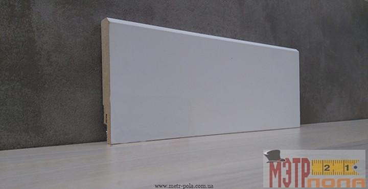 Плинтус МДФ белый  Laccato bianco 82X16