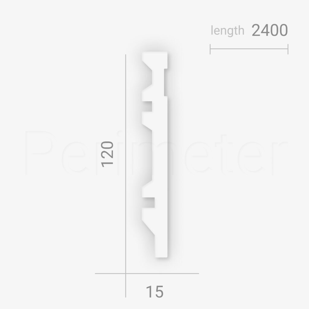Полиуретановый плинтус Perimeter SB-120.015.05 — изображение 2
